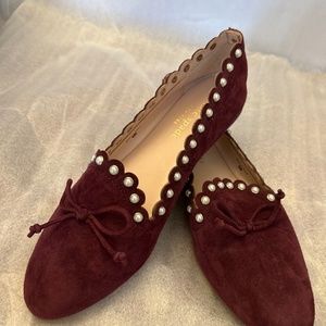 Kate Spade flats suede